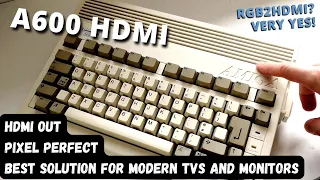 A600 HDMI - The BEST AND EASY Way! - Amiga 600 running on Modern TVs and Monitors [RGB2HDMI Review]