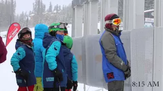 Big White Opening Day: First Chair