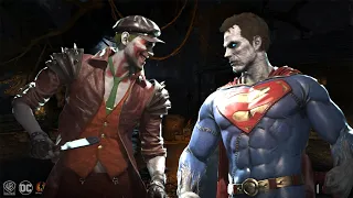 The Joker vs Superman Bizarro - Injustice 2 Very Hard - 4K UHD Gameplay