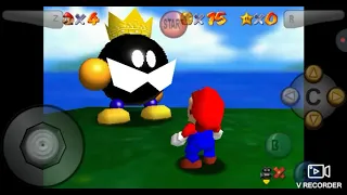 Super Mario 64 прохождение # 1 ,, победить короля бомб и стать королем ,,