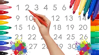 Fun Handwriting Practice for Toddlers: Numbers 1 to 30!