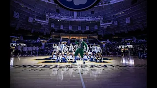 Notre Dame Pom Squad - Hip Hop Dance with Leprechaun