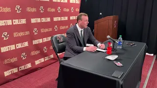 BU Men’s Hockey Postgame at Boston College - Albie O’Connell