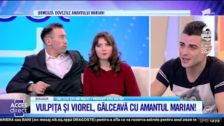 Confruntare istorică! Amantul Marian, faţă în faţă cu soţia Vulpiţă şi cu Viorel!