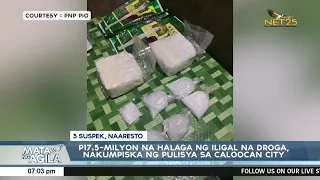 P17.5-M halaga ng iligal na droga, nakumpiska ng pulisya sa Caloocan City