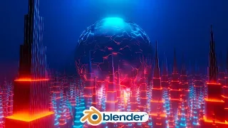 Blender - Easy Sci-fi City Animation in Eevee (Blender 2.8)