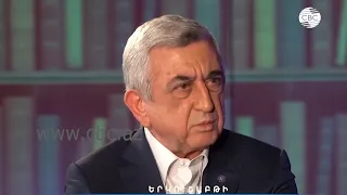 Серж Саргсян подтвердил, что армянская сторона обстреливала жилые кварталы Гянджи