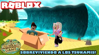 Sobreviviendo A Los Tsunamis Mas Trolls De Roblox! 😄😀Tsunami Game!