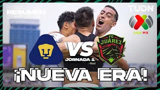 Resumen y goles | Pumas vs FC Juárez | Liga Mx - CL2024 J1 | TUDN