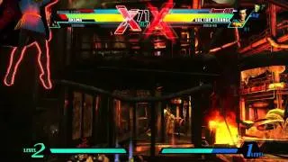 Ultimate Marvel vs Capcom 3 Dr. Strange vs. Nemesis Gameplay 1