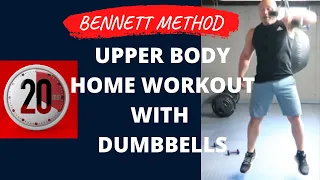 NON-STOP 20 MINUTE UPPER BODY WORKOUT WITH DUMBBELLS AND BODY WEIGHT l Can You Do it?