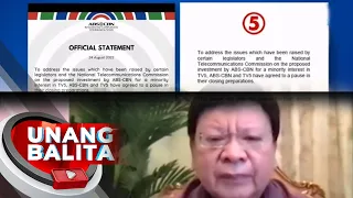 Rep. Marcoleta, binanggit ang mga paglabag umano ng TV5 at ABS-CBN sa kanilang kasunduan | UB
