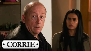 Alya Catches Geoff Bringing Home A New Girlfriend | Coronation Street