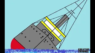 Simulation of the Aboukir ship sinking