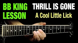 BB King Thrill Is Gone Lick