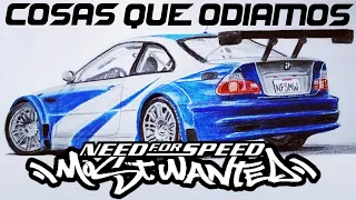 COSAS QUE ODIAMOS EN NFS MOST WANTED (2005)