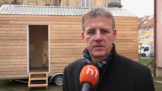 Tiny House für Obdachlose - Aktion der Diakonie und Landeskirche