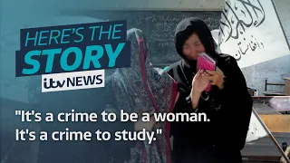 Female students in Afghanistan speak up after the Taliban bans women from education | ITV News