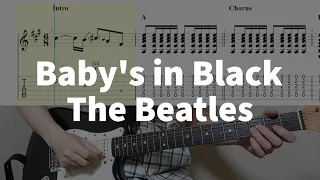 Baby's in Black - The Beatles | guitar tab easy