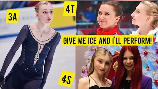 Figure skater Sofya Muravyova - Where is the first quadruple, there is the second..❗️