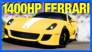 Forza Horizon 5 : The 1400 Horsepower Ferrari Customiztion!! (FH5 Ferrari 599 GTO)