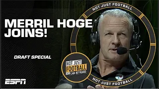 Live Draft Special: Steelers Legend Merril Hoge | Not Just Football