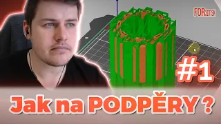 Jak nastavit podpory / supporty - Návod pro začátečníky