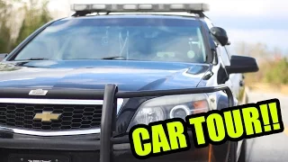 WHAT'S INSIDE A POLICE CAR?!
