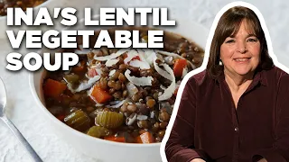Ina Garten's 5-Star Lentil Vegetable Soup | Barefoot Contessa | Food Network