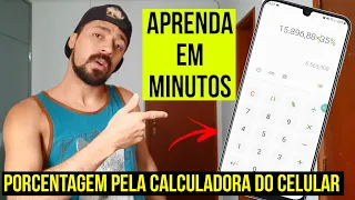 Como fazer cálculo Porcentagem com Números, Valores grandes na Calculadora do Celular %