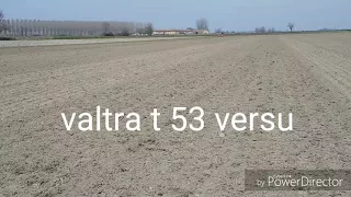 Valtra t153 versu erpicatura in risaia erpice rotante 5m