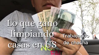 Lo que me pagan limpiando casas en USA✅🏡a si se gana el dinero 💴 🛑!!!