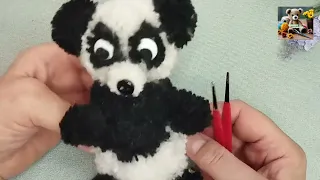 Самая красивая панда 🐻. Сделай сам ,это легко.