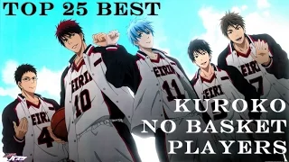 Top 25 Best Kuroko no Basket Players