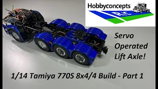 New 1/14 Tamiya Scania 770S 8x4/4 Build - Part 1, Chassis