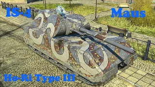 Maus ● Ho-Ri Type III ● IS-4 - WoT Blitz UZ Gaming