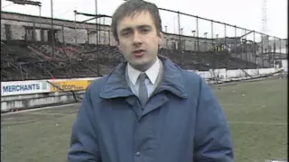 News report on day of Bradford City fire at Valley Parade