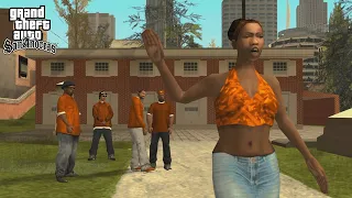 Orange Grove Street Families vs Ballas Storyline Missions in GTA San Andreas!