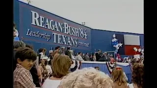 President Reagan's Campaign Trip to Austin, Texas on July 25, 1984