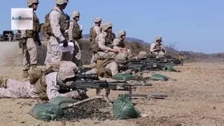 US Marines Machine Gun Marksmanship