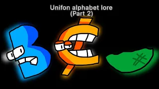 Unifon alphabet lore part 2 (og creator in desc)