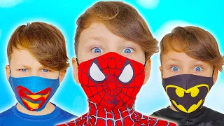 Three colored Masks - Ali turns into magic costumes and helps