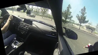 BMW M4 CS slalom in BMW driving center, Korea BMW M4 CS 슬라럼 Test drive