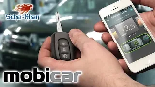 Как подключить смартфон к автосигнализациям SCHER-KHAN MOBICAR 2 и B