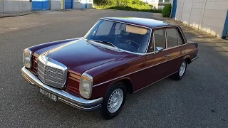 Mercedes W 115 . 220  Diesel 1972 / classic car review