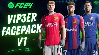 FacePack V1 (AIO) By ViP3eR For FC 24 + Tutorial | TU7