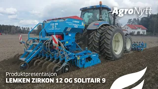 Produktpresentasjon Lemken Zirkon 12 og Solitair 9