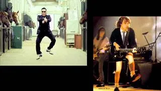 Psy vs AC/DC - Gnagnam Night (Mashup)