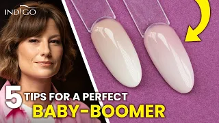 How to do a gel polish baby-boomer? 5 tips for a perfect baby-boomer! | Indigo Nails