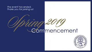 Spring 2019 Commencement